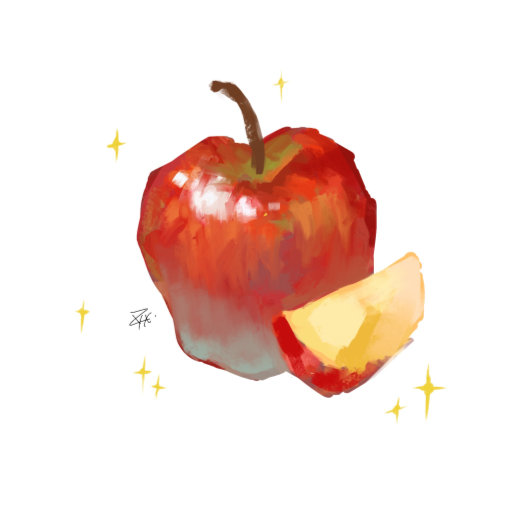 This freshly-came-out apple by Happy_Alien