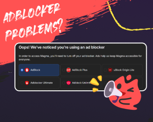 Adblocker problems? – Magma