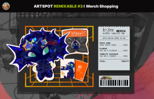 Remix of Merch Template Artspot – ✮⋆˙ ꒰ა ToastFanatic ໒꒱ ⋆.˚⋆