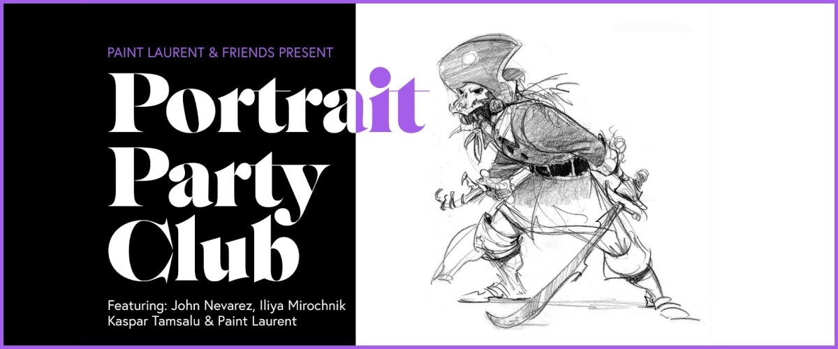 Portrait Party Club - John Nevarez, Iliya Mirochnik, Kaspar Tamsalu & Paint Laurent - Episode 23 cover image