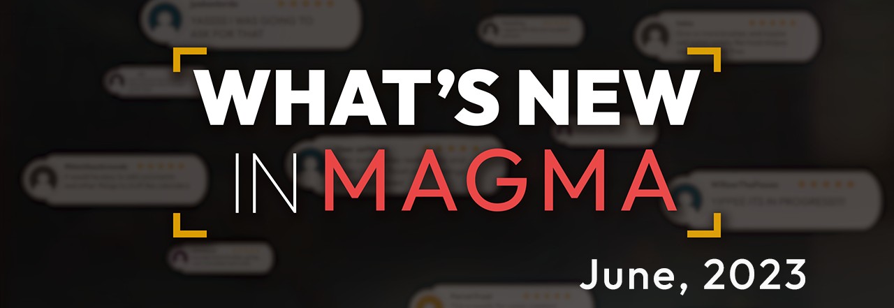 Whats New in Magma, June 2023 cover image